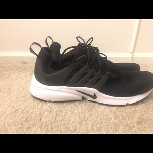 Womens nike Presto Black Running Shoes Size 12